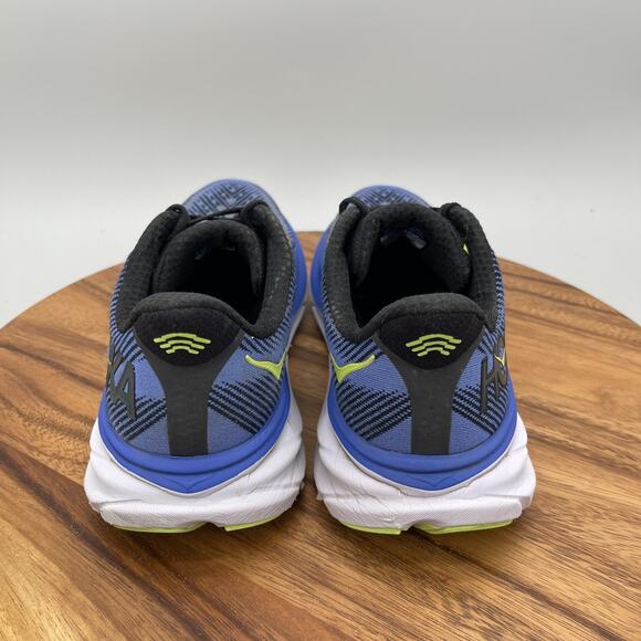 Hoka One One Clifton 9 Shoes Womens Size 10.5 B Blue Running Comfort Walking Gym - Picture 4 of 9